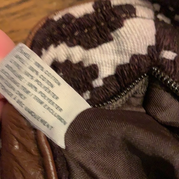 Quagga Aztec brown crossbody bag - Picture 5 of 12